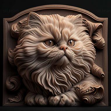 3D модель Традиційна перська кішка (STL)